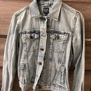 GAP Women's Denim Jacket - Light Blue